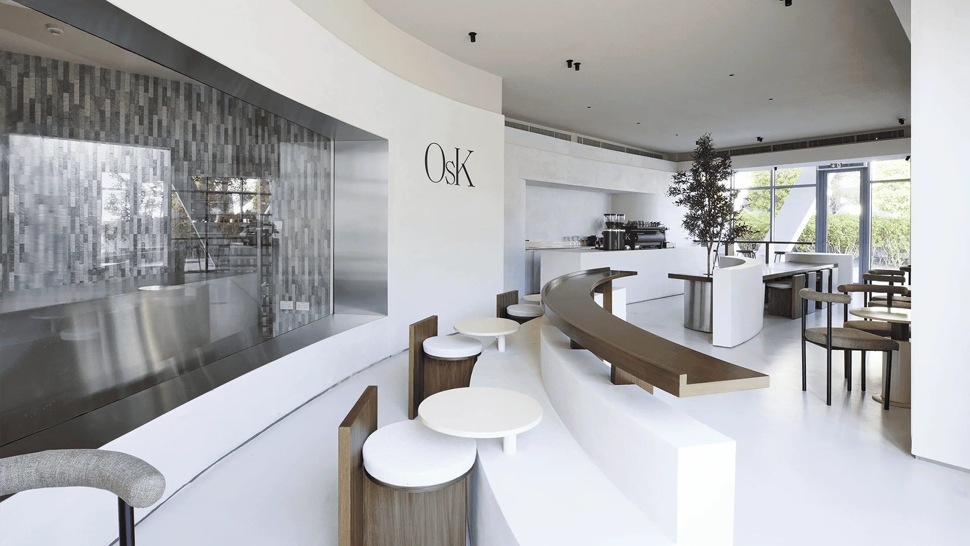 Osk Croissanterie Abu Dhabi — Pool interior by Studio By Three